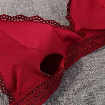 Biustonosz uniwersalny z ażurowym paskiem