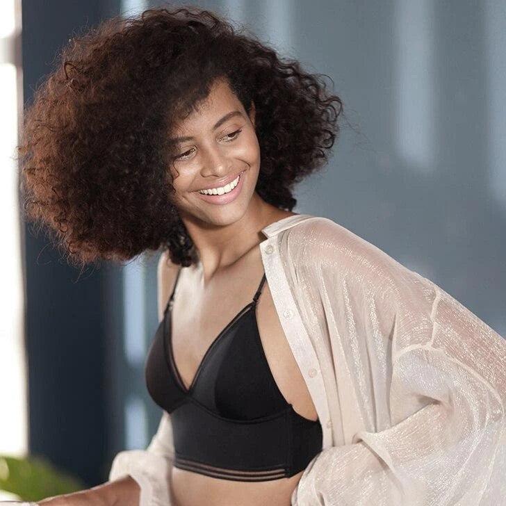 Biustonosz z niskim zapięciem