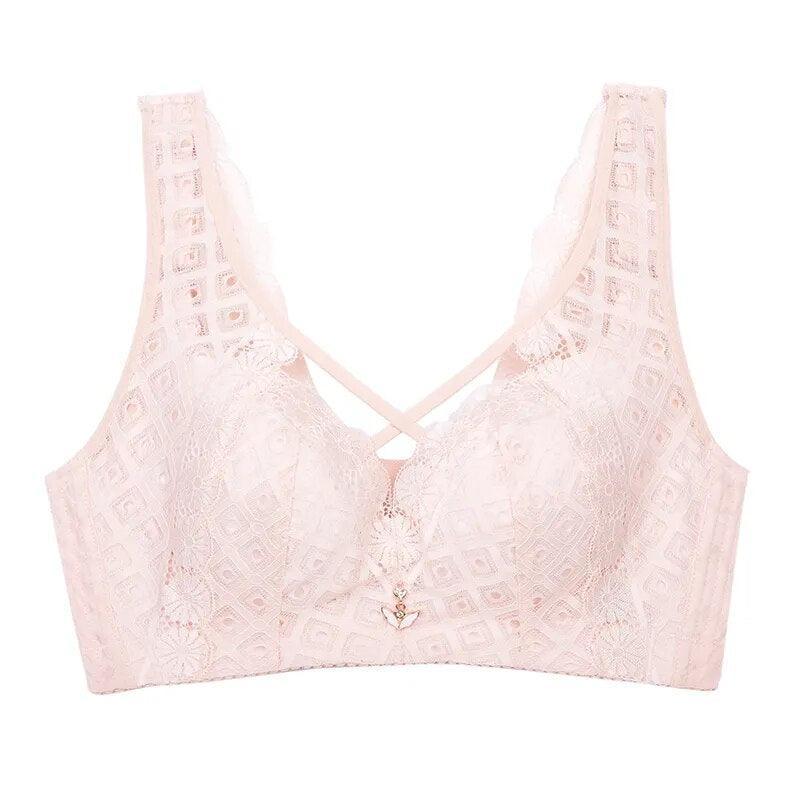 Biustonosz z paskami na dekolcie