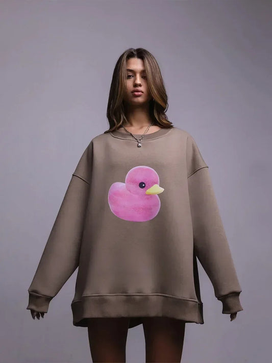 Bluza oversize z nadrukiem - Zolaro.pl