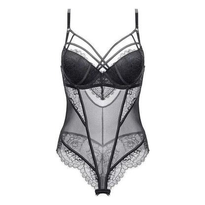 Body bieliźniane z koronką i paseczkami