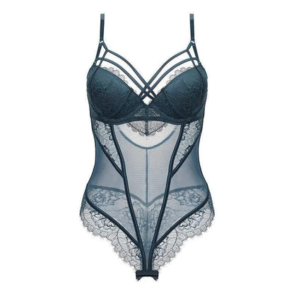 Body bieliźniane z koronką i paseczkami