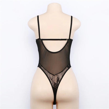 Body koronkowe transparentne