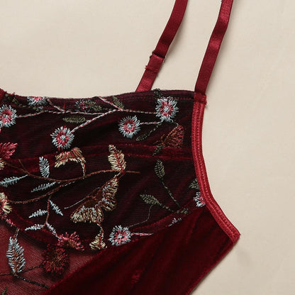 Body na ramiączkach welurowe