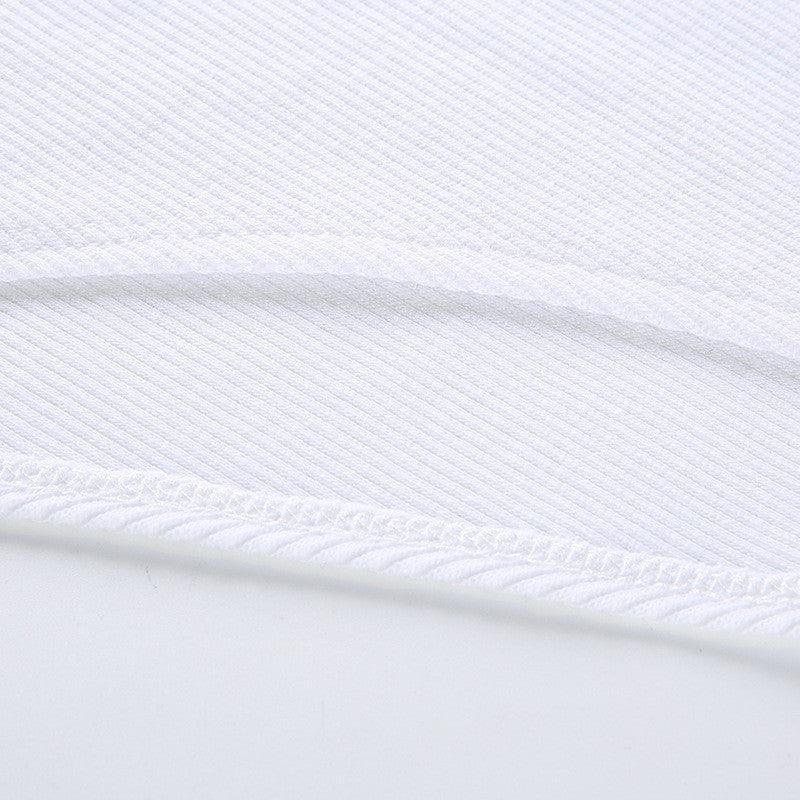 Body na ramiączkach z prążkowanego materiału