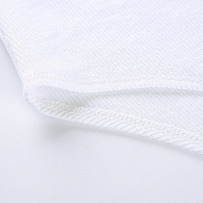 Body na ramiączkach z prążkowanego materiału