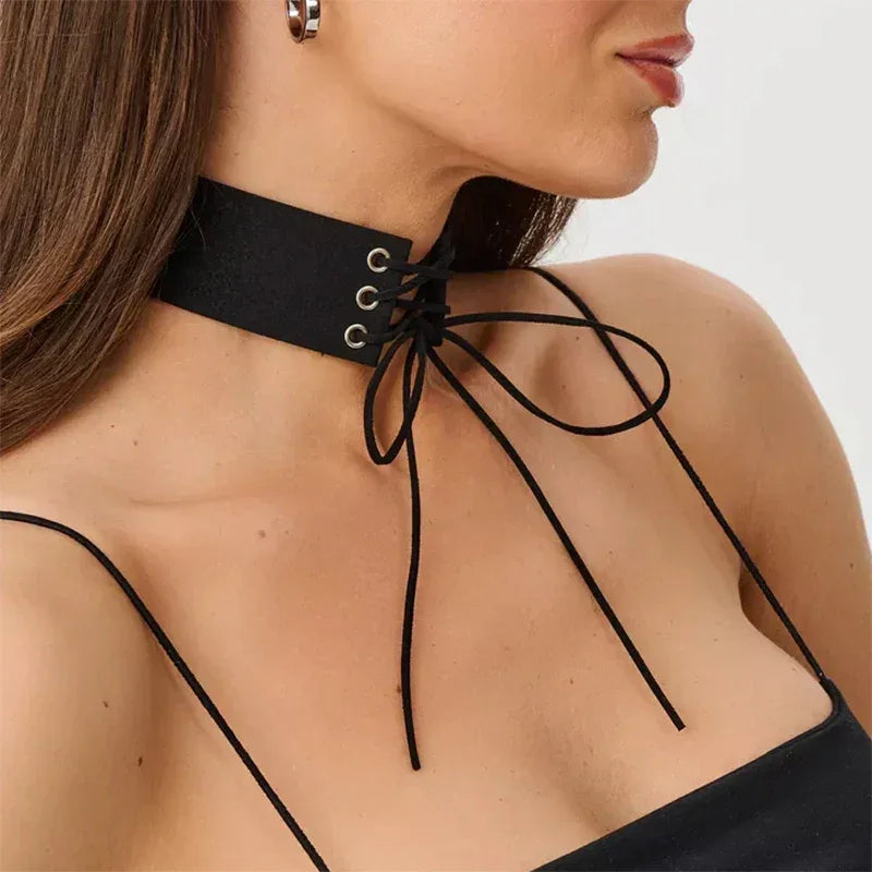Choker wiązany