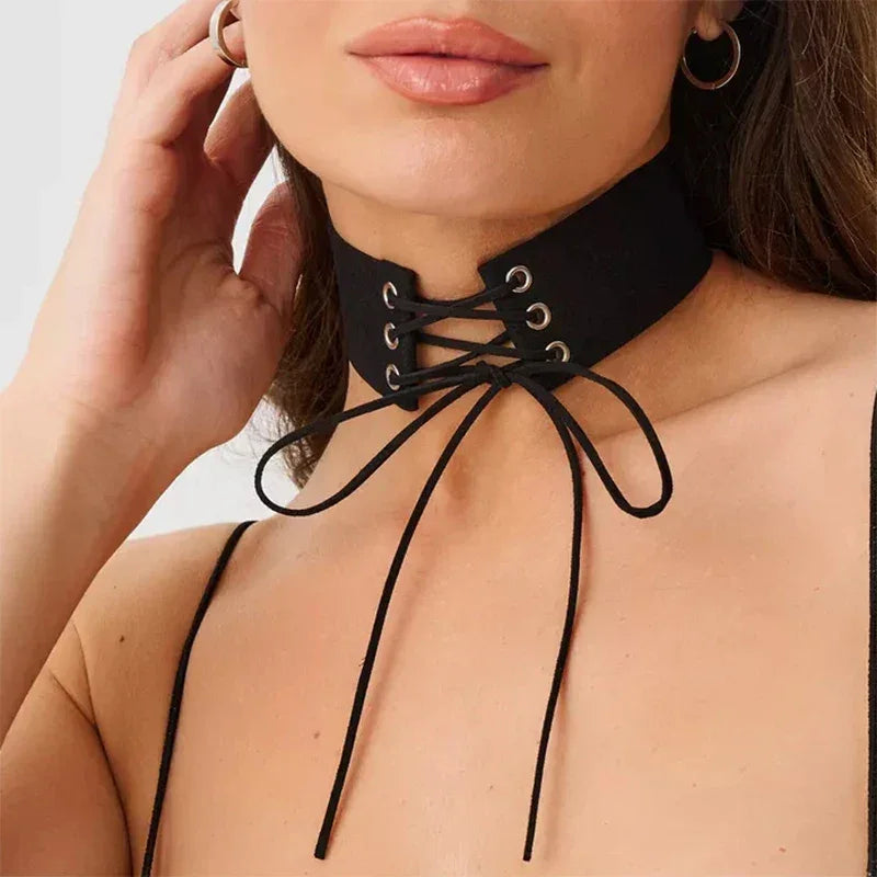 Choker wiązany