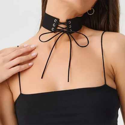 Choker wiązany