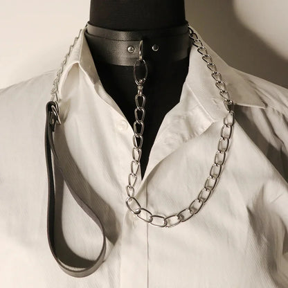 Choker z łańcuchem