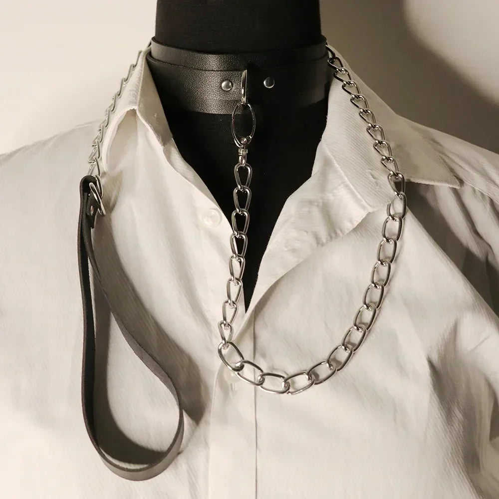 Choker z łańcuchem