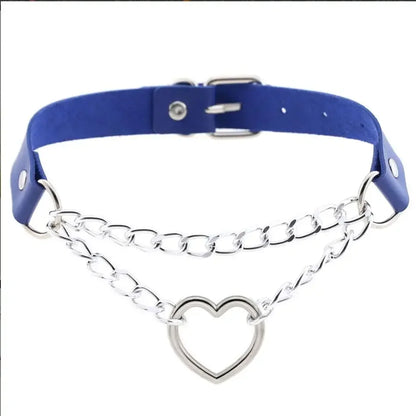 Choker z sercem