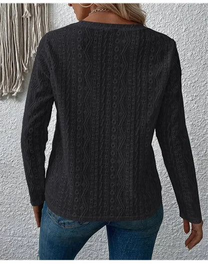 Damska bluzka z długim rękawem