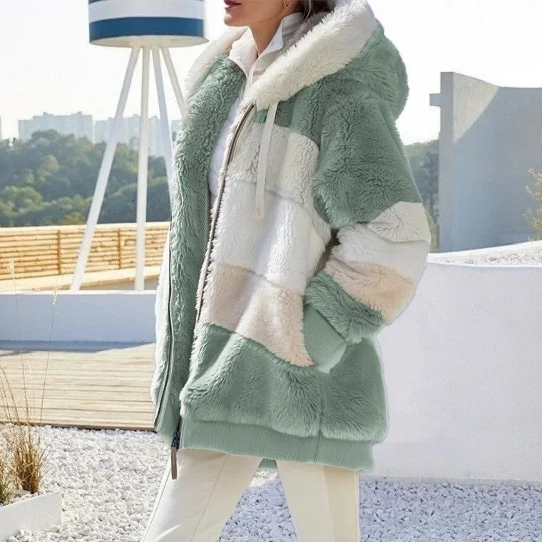 Damska kurtka z misia oversize