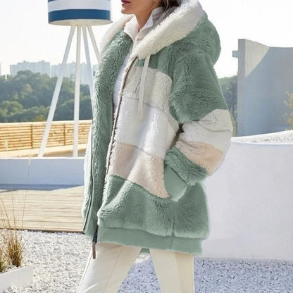 Damska kurtka z misia oversize