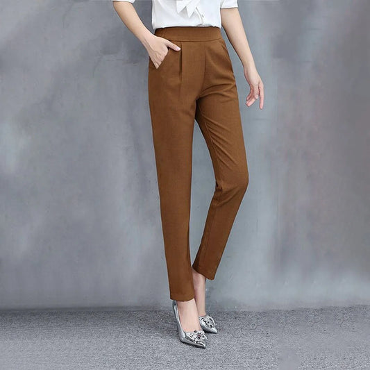 Damskie eleganckie spodnie chinosy - Zolaro.pl