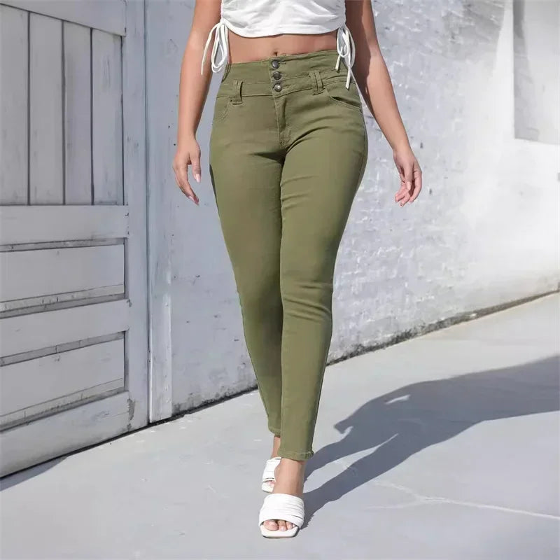 Damskie jeansowe rurki