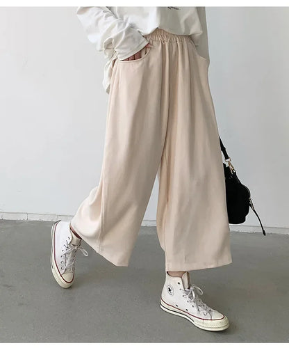 Damskie szerokie spodnie baggy