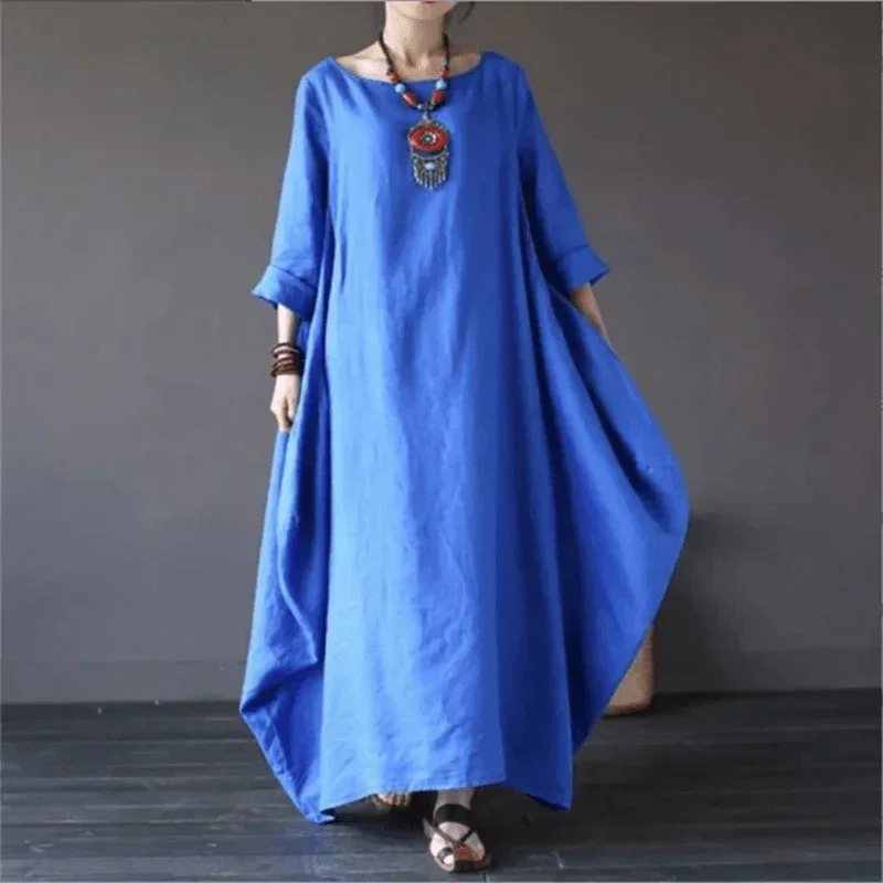 Długa luźna sukienka