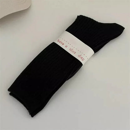 Długie skarpety w prążki