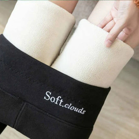 Domowe legginsy damskie z futerkiem - Zolaro.pl