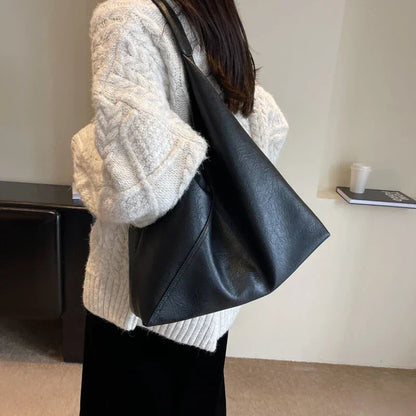 Duża skórzana torba na ramię