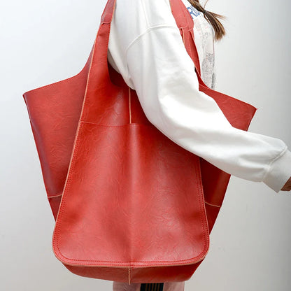 Duża torba shopper z kieszenią