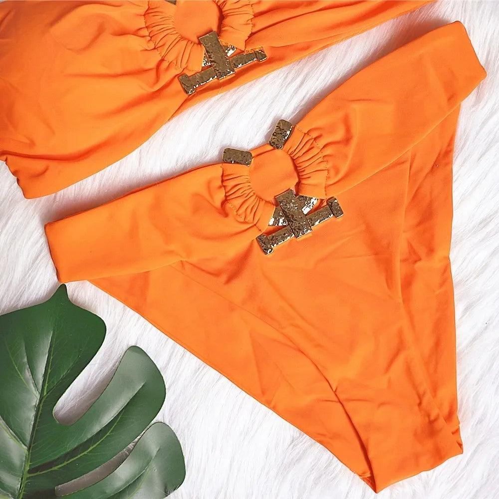 Dwuczęściowy strój kąpielowy push-up