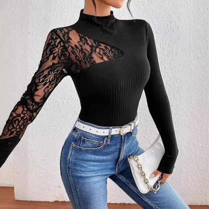 Elegancka bluzka z ozdobnym rękawem - Zolaro.pl