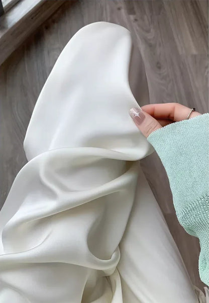 Eleganckie spodnie z prostą nogawką