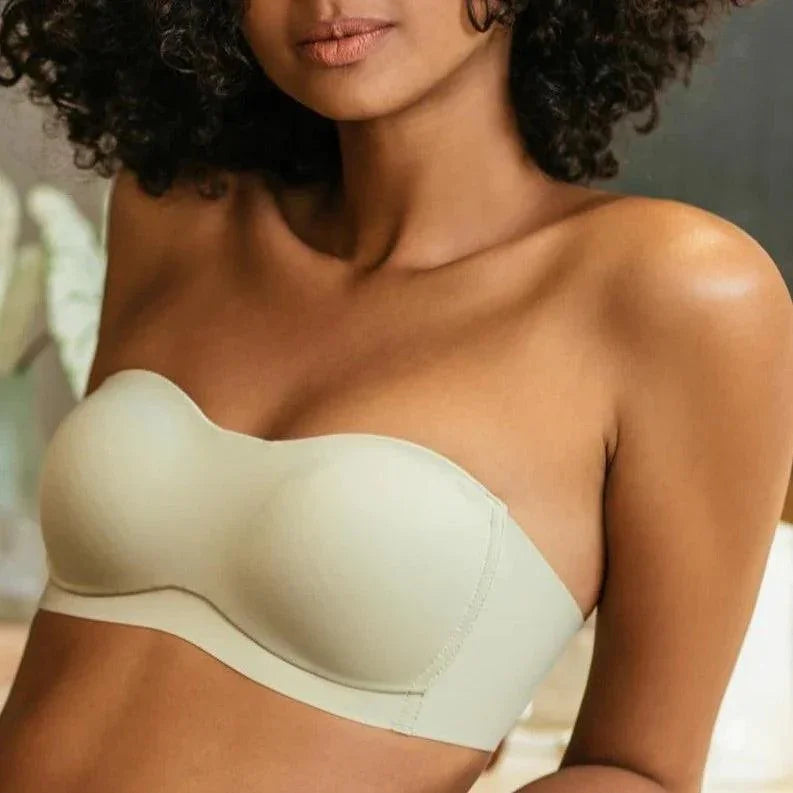 Gładki biustonosz bez ramiączek