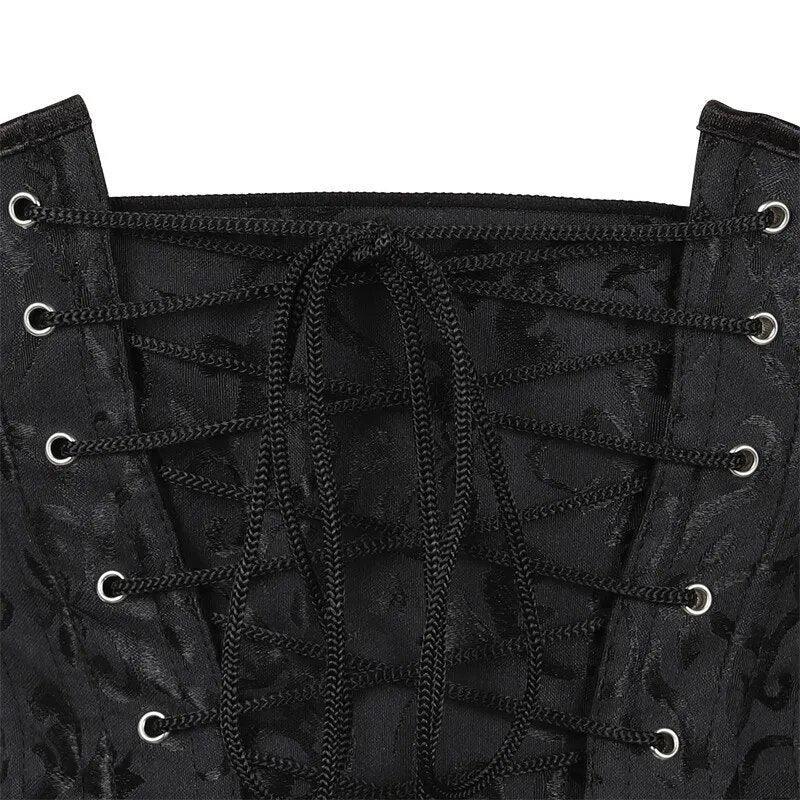 Gorset wyszczuplający w ozdobny wzór