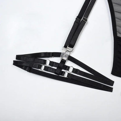 Gorsetowy komplet ze stringami