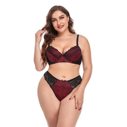 Komplet bielizny plus size