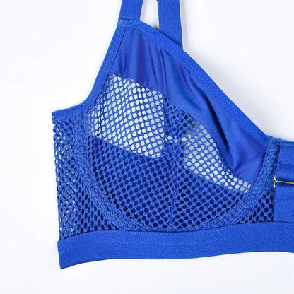 Komplet bielizny wieczorowej z siateczką