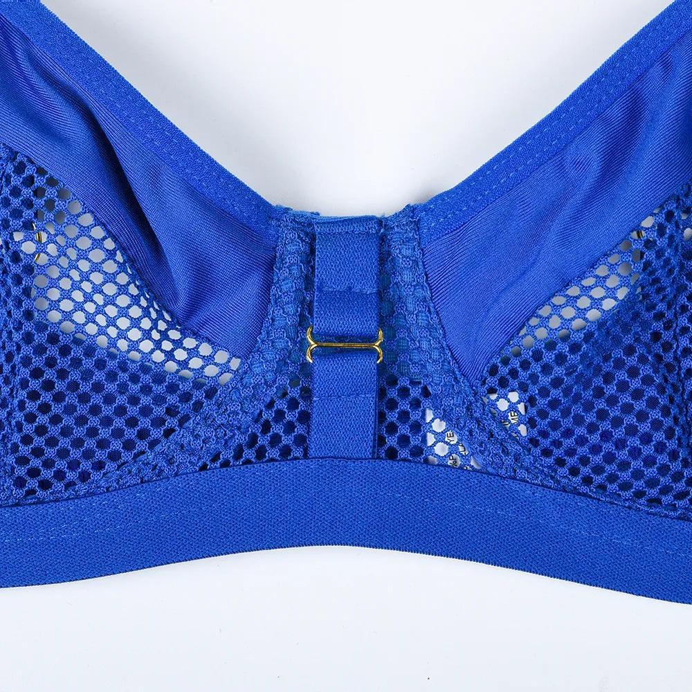 Komplet bielizny wieczorowej z siateczką