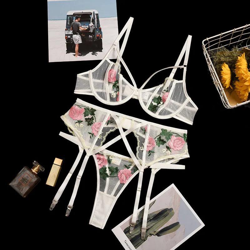 Komplet bielizny z siateczki