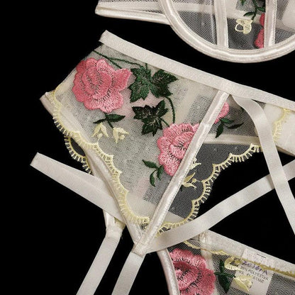 Komplet bielizny z siateczki