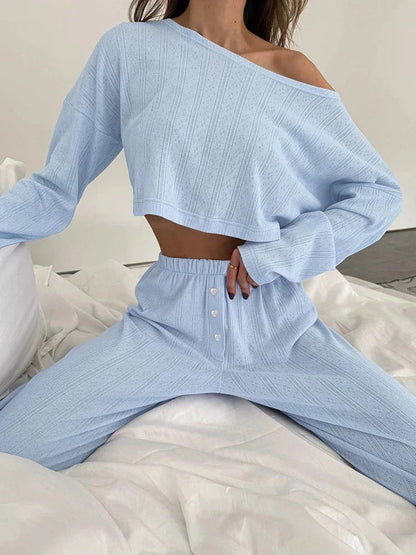 Komplet damski w styl oversize