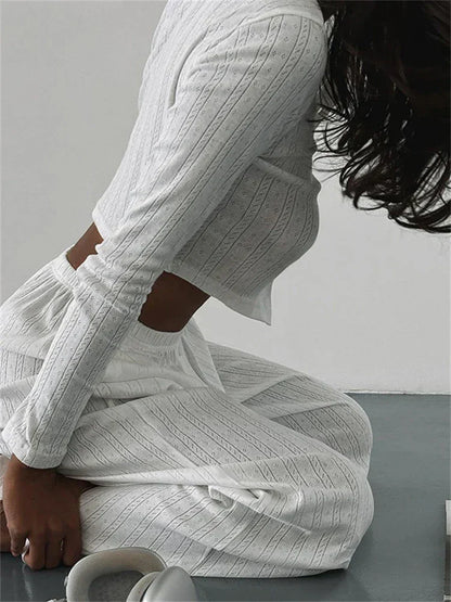 Komplet damskiej odzieży domowej