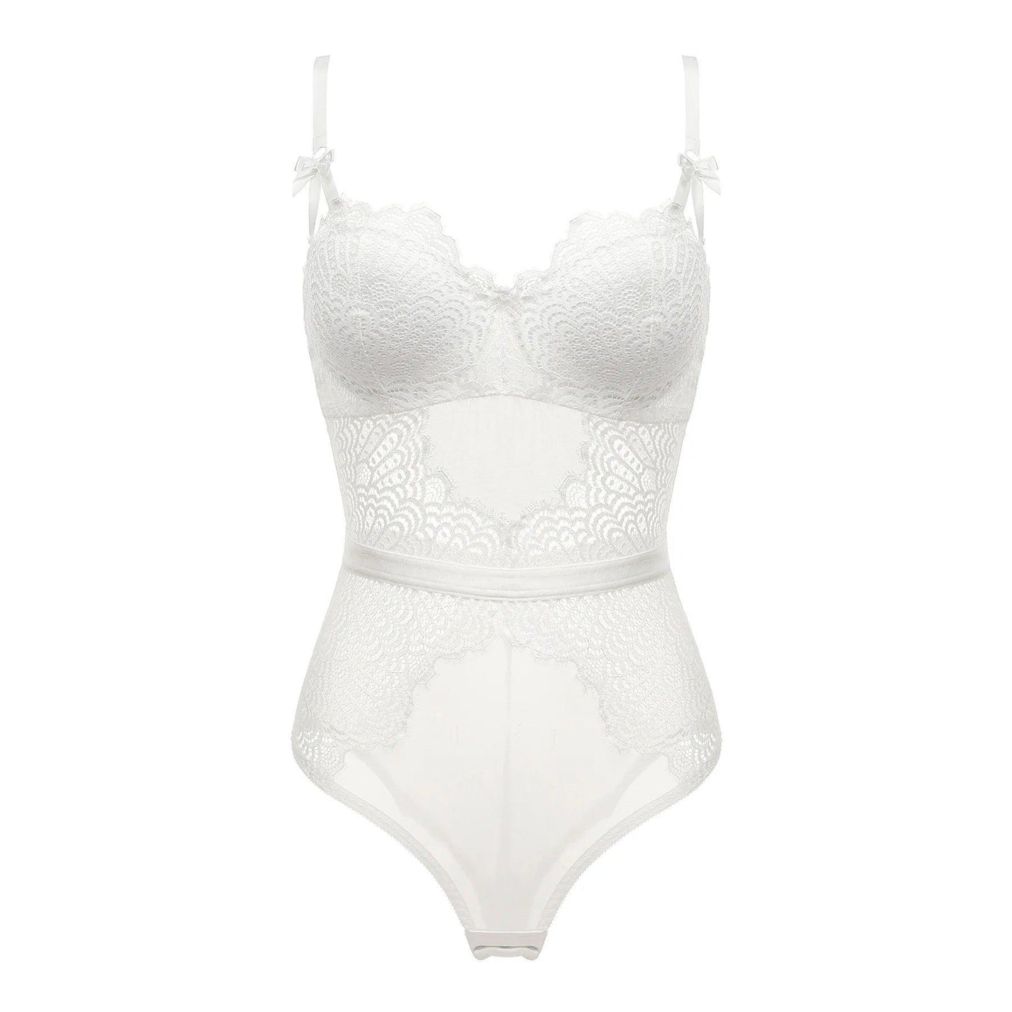 Koronkowe body na ramiączkach