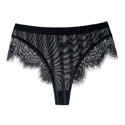 Koronkowe majtki z wysokim stanem