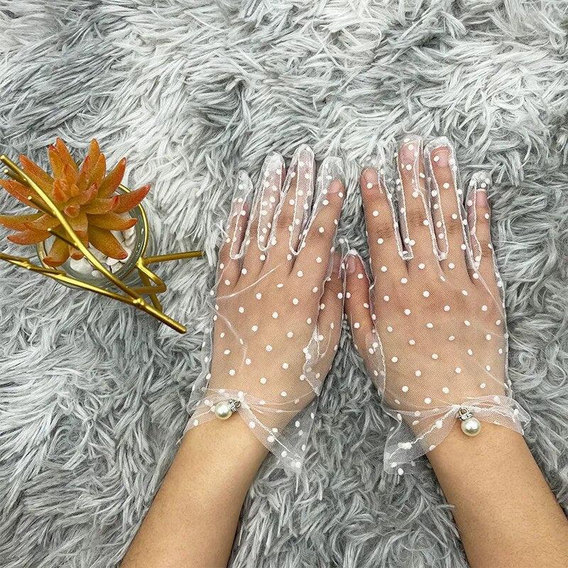 Koronkowe rękawiczki