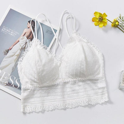 Koronkowy biustonosz w stylu boho