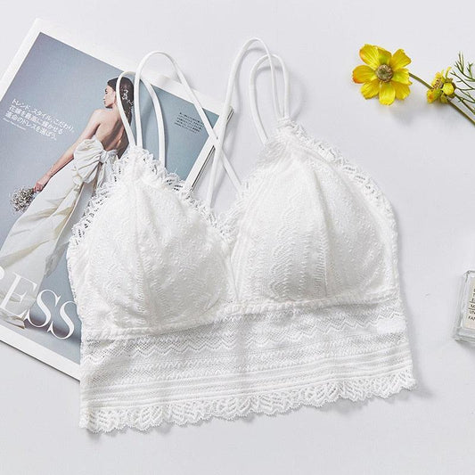 Koronkowy biustonosz w stylu boho