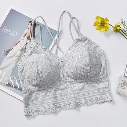 Koronkowy biustonosz w stylu boho