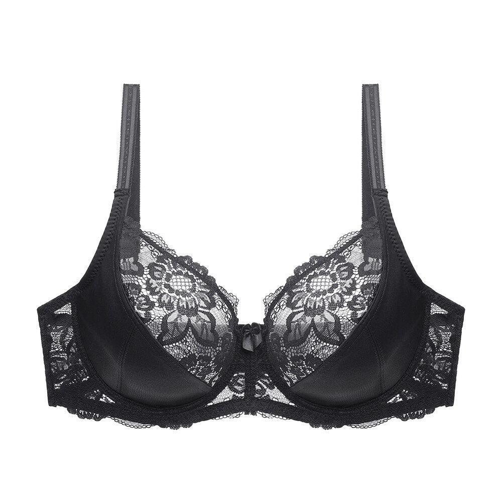 Koronkowy biustonosz z kokardką