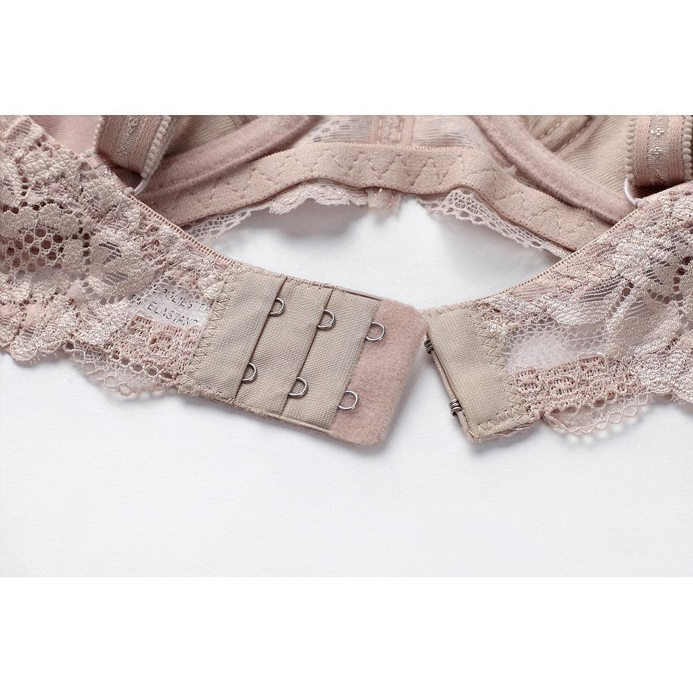 Koronkowy biustonosz z kokardką