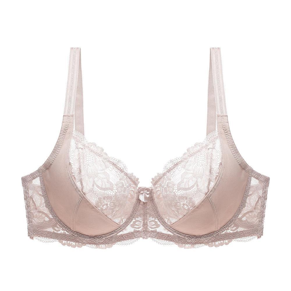 Koronkowy biustonosz z kokardką