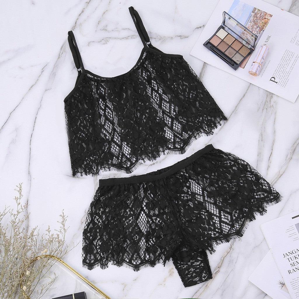 Koronkowy komplet bielizny plus size